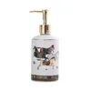 High-End Hotel Ceramic Hand Sanitizer Bottle High-klass Golden Shower Gel Fire släckare flaskor Pump Bottle Lotion Bottle European gränsöverskridande