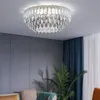 Léger de plafond de cristal de luxe Lumière Lumière simple et moderne chambre atmosphérique Lumière Light Light 2023 Nouveau