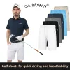 Shorts Caiiawav Golf Shorts maschile estate rinfrescante sport di abbigliamento casual di cotone trasparente