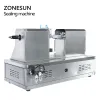 SEALERS ZONESUN Semi Automatisk tandkräm Hand Sanitizer Cream Soft Tube Ultrasonic Sealing Machine