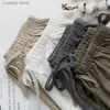 Shorts pour femmes shorts en lin en coton Femmes basiques mini-hommes mens trafic fashion hauteur bottoir pour les filles TN Summer Plus taille h240424