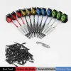 Darts Cyeelife 17+18G Пластиковый наконечник Darts 12 упаковок с 4 цветами алюминиевые валы+резиновые кольца+100 мягких точек+инструмент+12 боев