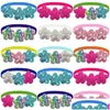 Abbigliamento per cani 50/100 pezzi Flowers con papilla fiore collare per petatore di piccole dimensioni Accessori gatti a prigionieri di borsetta per curare i prodotti a goccia per la consegna casalinga dh4c6