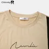 Testes masculinos 2024 Charmkpr retchwork Two peças São de manga curta Conjuntos de verão Roupas 2pcs ternos de roupas masculinas de roupas e camisetas de rua