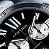 Dials arbeiten automatische Uhren Carter Public 42mm Cabo W7100061 Automatische mechanische Herren Uhr