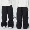 Pants 2024 Ski Pants Outdoor Sport Loose Man Skiing Trousers Winter Windproof Women Snow Pants Motorcycle Snowmobile Snowboarding Pant