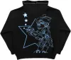 Polos surdimensionné dessin animé Imprimé zip à sweat à sweat 2022 HARUKU Gothic punk veste y2k American Street Loose Vintage Tops