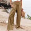Pantaloni da donna per donne Dressy Fashion Elastic Waist Pant con carico a tasca sciolto