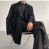 Costumes masculins Fashion Velvet Blazers Blazers Abat-temps avec design de luxe de haute qualité