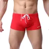 Swimwear voor heren nieuwe heren zwempak sexy zwemkleding zwembrook shorts strandkleding sportpakken surfbord shorts mesh pouch zwembroek HOMBRE D240424