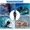 Women's Swimwear Neoprene Diving Protection Clothes Hooded Unisex Snorkeling Surfing Swimsuit Cold Proof Warm With Zipper Water Sports