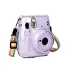 Kamera -Bag -Zubehör Schutzhülle für Fujifilm Instax Mini 11 Instant Filmkamera Soft Silikonbeutel mit abnehmbarem Schultergurt mit Gradienten