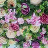 Dekorativa blommor Spr Factory 10st/Lot Högkvalitativ 3D -blommvägg bröllop Bakgrund Artificial Rose Hortangea Arrangemang