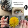 Filtres New HD Glass 0.6x Super angle super angle avec 15x Super Macro Lens pour iPhone Samsung Smartphones 37 mm