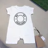 Summer Baby Rompers 100%Cotton Luxury Designer Newborn Boy Rompers Cartoon Cartoon Animale Stamped Girl Supuits