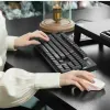 Myszy Lenovo ładowne bezprzewodowe myszy PC PC Home Bluetooth 5.0 Podwójny tryb Połączenie różowe białe miny do laptopa do gier