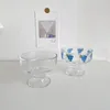 Vinglasglas druvor transparent ins glasbägare kaffekopp frukost cocktail återanvändbar drinkware bröllop dessert