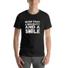 Les polos masculins ne font jamais confiance à un gros t-shirt Buand Smile Vintage Vintage Blacks Mens T-shirt Graphic