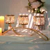 Candle Holders Glass Candlestick Holder 3 Arms Nordic Stand Anniversary Candelabra Stick Wedding Party Table Decore