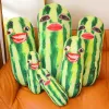 Hayvanlar yaratıcı komik salatalık şerit atma yastık ev dekor yumuşak çocuklar peluş oyuncaklar çocuklar için uyuyan yastık
