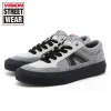 Skateboarding Vision Street Stick Sneakers für männliche Skateboardschuhe grau Retro Low Top Wildleder Canvas Schuhe Unisex Skate Sport Schuhe