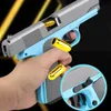 Gun Toys Mini 3D Gedrukt Model Gravity Straight Jump Toy Gun Non-Firing Cub Kinderen Stress relief speelgoed Kerst Geschenkl240425