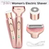 Epilator Professional 2 w 1 Epilator dla kobiet elektryczne usuwanie włosów do włosów bezbolesne twarz golarki bikini włosy łonowe Trimmer narzędzia maszynowe D240424