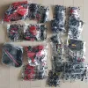 Blöcke 1200pcs Hightech Formel Cars 023005 Red F1 Bausteine Sport Rennwagen Supermodell Kits Ziegelspielzeug für Kinder Jungen Geschenke