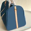 حقيبة سفر الدنيم حقيبة سفر حقيبة أمتعة مصممة للنساء حقائب اليد الأزياء الكلاسيكية كبيرة السعة الأمتعة الأكياس الأكياس 50 سم