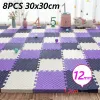 Matten 8 stcs 30x30cm Tatame Play Matten dik 1,2 cm babyspelmat Tatames Baby Mat Voet Mat Puzzel Mat Playmat Baby Speelkamer Mat