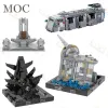 Block SCIFI Movie Series MOC Building Blocks DIY Throne Transport Cart Planetary Wreckage Struggle Scene Assembly Brick Toys for Kids