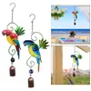 Decoratieve beeldjes Parrot Wind Chime Home Oor ornament binnen- en buitenherdenkingsklimmen voor tuingratiotecoratie ophangen