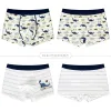 Biancheria intima 4pcs/lot kids boys set mutandine set di mutande di cotone morbido da uomo boxer pantaloncini da boxer