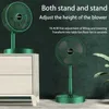 Outros aparelhos dobráveis e extensíveis ventilador portátil fã de carregamento USB Baixa ruído de bateria alta duração de standby Mini Electric Fan Adequado para casa e escritório Use J240423