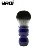 Brush Yaqi 24mm Timber Wolf Color Synthetic Hair Barber Shave Brush Mens Synthetic Shave Brush