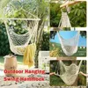 Hangmatten hangende hangmat stoel buiten schommel patio veranda tuin katoenen touw stoel sling drop levering thuismeubilair otfwrwr