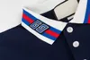 2024 Polo's Polo's Zomershirt Merk Kleding Kleding Katoen Korte Mouw Zakelijk Casual gestreepte ontwerper Homme Camisa Ademend A12