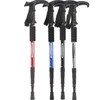 Walking Cane Justerbar teleskop kryckor Vandringspinnar Aluminiumlegering Crutches Trekking Cane vandringsvandringsstänger nordpol