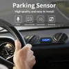 Parkeringssensorpaket med Auto Parktronic Reverse LED Monitor 4 Sensorer Radardetektor System Backlight Display