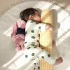 枕insaby sothing pillow low laplaid子供の睡眠クッション新生児ソフトベッドバンパーベビーベッドパッド保護寝具安全レール