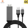 Adapter 4K HD Video Converter -Kabel für Samsung Xiaomi Huawei MacBook USB Typ C zu hdmicompatiblen TV -Projektor Digital AV Adapter USBC