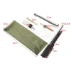 Tillbehör 10st AR15 AR10 M16 M4 G17 Gun Brushes Cleaning Kit Airsoft Pistol Cleanner 5.56mm .223 22LR .22 Taktiska gevärpistolborstar Set