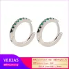 Boucles d'oreilles Zhukou 13x14mm une paire boucles d'oreilles en cristal pour femmes bijoux bricolage petites boucles d'oreilles accrochent des accessoires de bijoux Modèle de fabrication: VE82