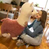 Cushions gigante fofo alpaca brinquedos de pelúcia moda animal bonecos macios de gabinete cadeira de escritório sofá kawaii Presente de aniversário para meninos meninas