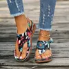 Casual Shoes Bohemian Style Flat Sandals for Women Clip Toe Gladiator Woman Retro Summer Beach Anti Slip Flip Flops 2024