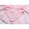Roze balletjurk kinderen tueuten tutu dans slijtage kostuums ballet moiltards voor meisje ballerina 240516