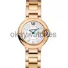 Quadri funzionanti orologi automatici Carter sparare istantaneamente Blue Balloon Series 18K Rose Gold Quartz Orologio W e 9 0 2 5