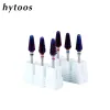 Bits Hytoos Purple Tornado Bit 3/32 Carbure de forage à ongles Bits de mouture pour la manucure Retirer les accessoires de fichiers électriques en gel