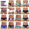 Men's Swimwear Escatch Hot Sale Mens Swimming Beach Trunks Sexy Low Waist Removable Pad Male Briefs Sport Beachwear Swimsuit Surfing Multicolor d240424