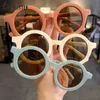 Sunglasses Cute kids Sunglasses parent child frosted glasses new 1-8 year old baby decorative Sunglasses trendy kids Sunglasses 240423